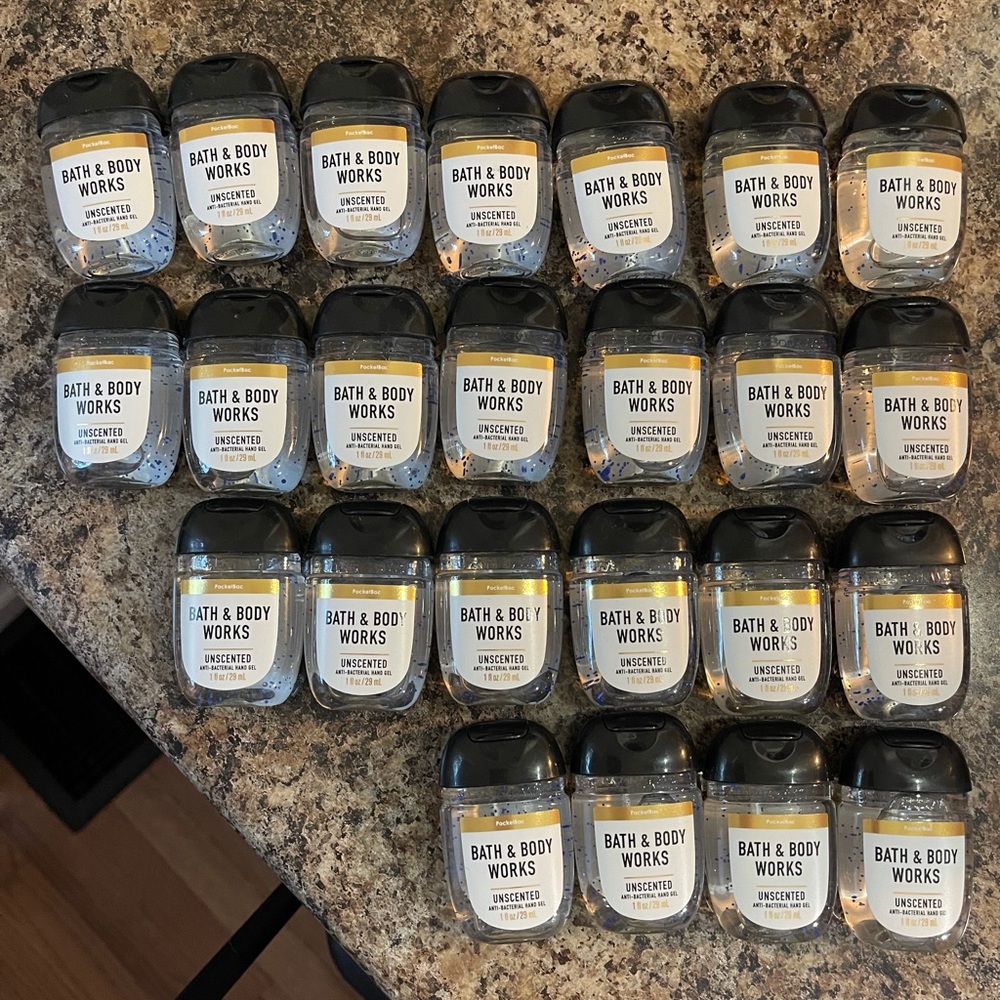 24 Fragrance Free Pockbacs Bath & Body Works Hand Sanitizers